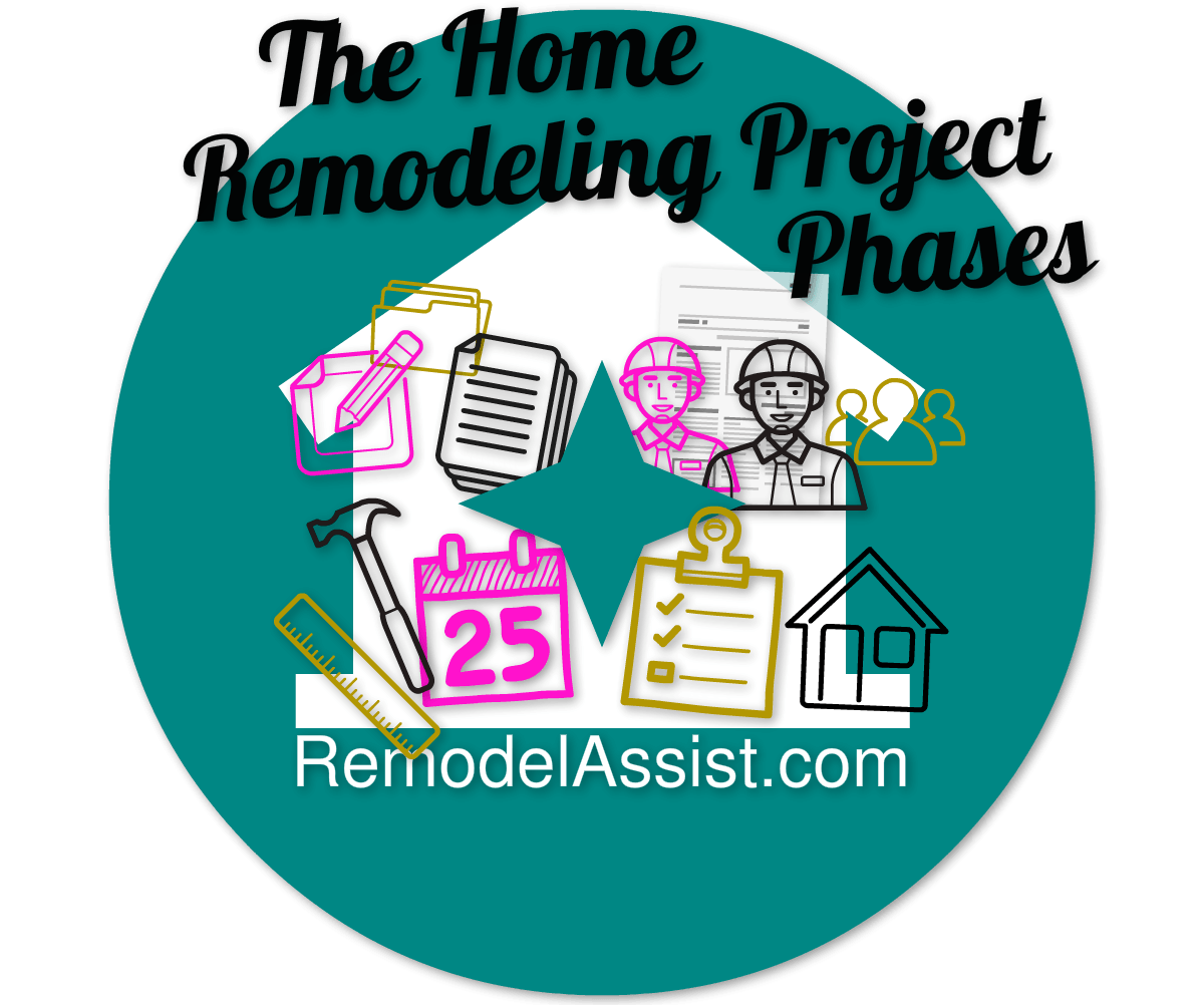 image of the home renovation project phases